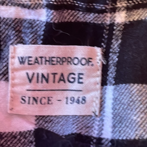 100% Cotton flannel shirt. Black and white. - Picture 8 of 9